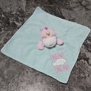 Baby Starters Unicorn Dream A Little Dream 13" Lovey Security Blanket Rattle